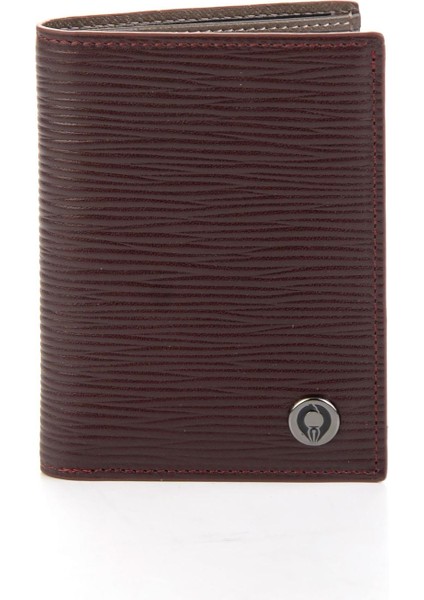Bordo Hakiki Deri Erkek Cüzdan A08657273403