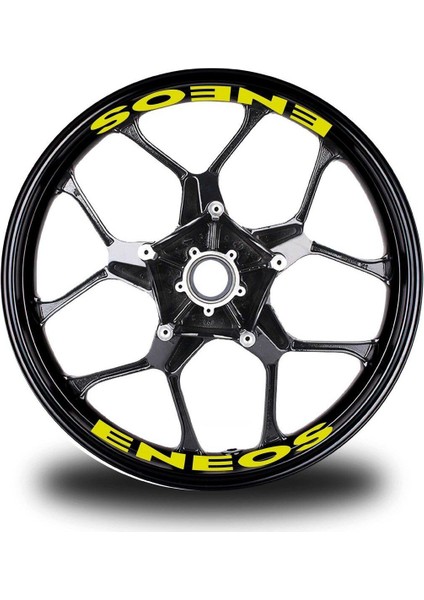 Eneos Yazılı 8li Jant Içi Yazı Sticker Etiket