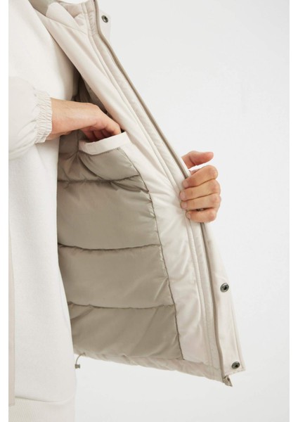 Regular Fit Kapüşonlu Fermuarlı Mont C6595AX24AU