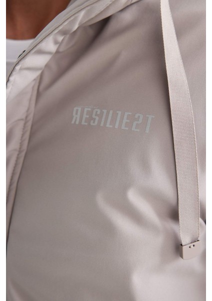 Regular Fit Çıtçıt Kapama İç Cepli Kapüşonlu Fermuarlı Mont C6595AX24AU