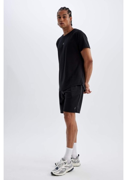 Fit Slim Fit Dar Kesim Sporcu Standart Paça Şort V3030AZ24AU