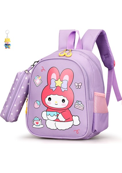 Çocuk Okul Çantası Kız Prenses Bebek Anaokulu Sırt Çantası Kız 3-6 Yaş Hafif Sırt Çantası (Yurt Dışından)