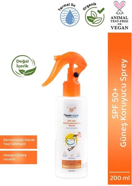 Doğal Güneş Spreyi Spf 50 – 200 ml