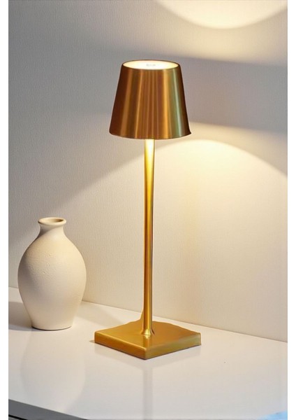 Istanbul Dekoratif Şarjlı LED Dokunmatik & Dimmer Ayarlı Masa Lambası (3 Işık Modu) fırsatları