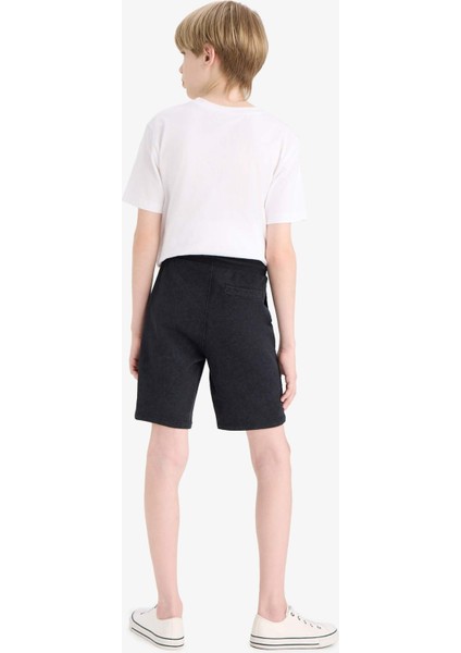 Erkek Çocuk Beli Lastikli Baskılı Şort C6286A824HS