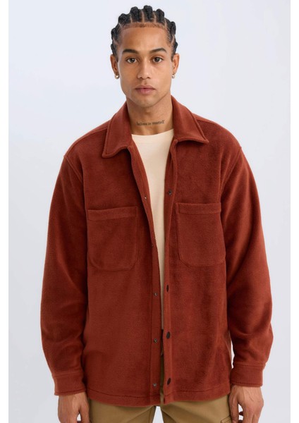 Relax Fit Polar Uzun Kollu Gömlek A4782AX24WN