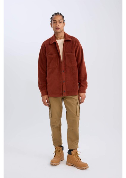 Relax Fit Polar Uzun Kollu Gömlek A4782AX24WN