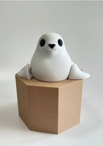 Fok Balığı Figürü - Hareketli Eklemli - 10CM