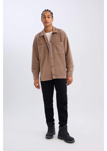 Relax Fit Polar Uzun Kollu Gömlek A4782AX24WN