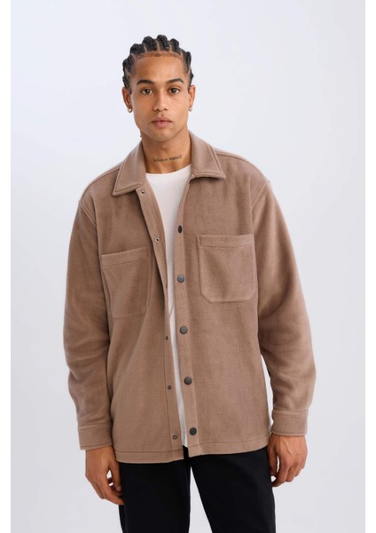 Relax Fit Polar Uzun Kollu Gömlek A4782AX24WN