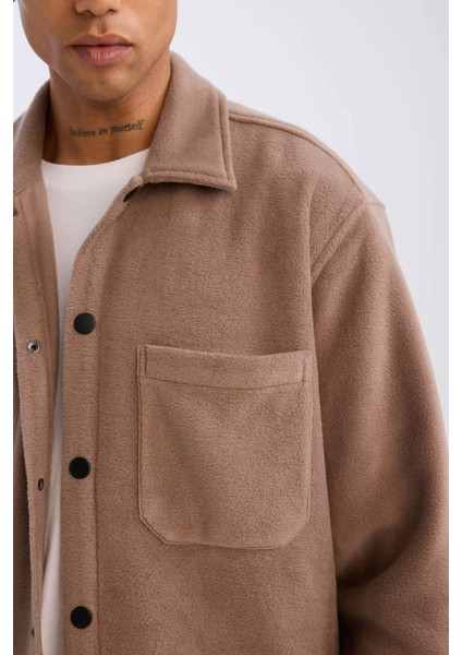 Relax Fit Polar Uzun Kollu Gömlek A4782AX24WN