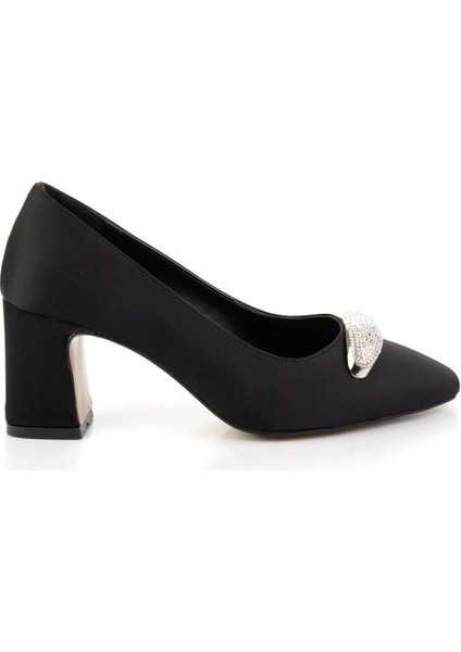 Mat Siyah Kadın Abiye Ayakkabı K01213034838
