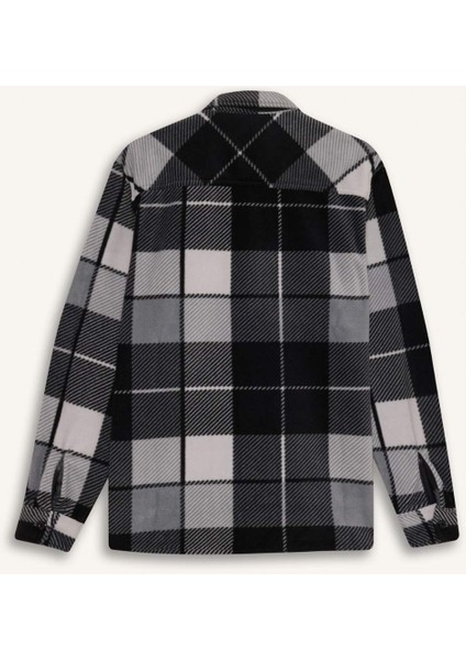 Regular Fit Kareli Polar Uzun Kollu Gömlek V2767AZ24WN