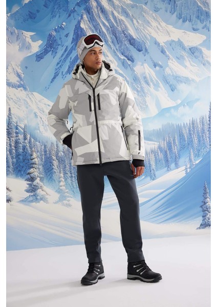 DeFactoFit Kayak Montu Su İtici Rüzgar Geçirmez Kapüşonlu Fermuarlı Ultra Korumalı A7116AX24WN