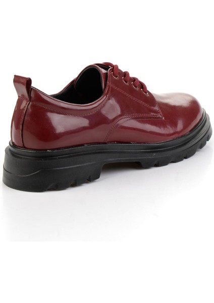 Bordo Kadın Oxford Ayakkabı K01823060798 modelleri