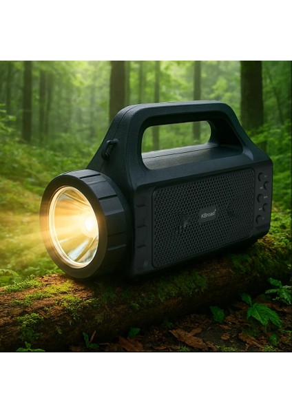 KTS2031 Outdoor Bluetooth Hoparlör Güneş Enerjili Solar Şarjlı El Fenerli LED Işıklı Usb/tf Kart Giriş 5 Watt Kamp/evde indirimleri