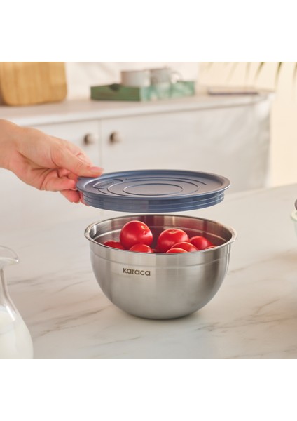 Kaia 9 Parça Rende Kapaklı Karıştırma ve Saklama Seti Çelik fırsatları