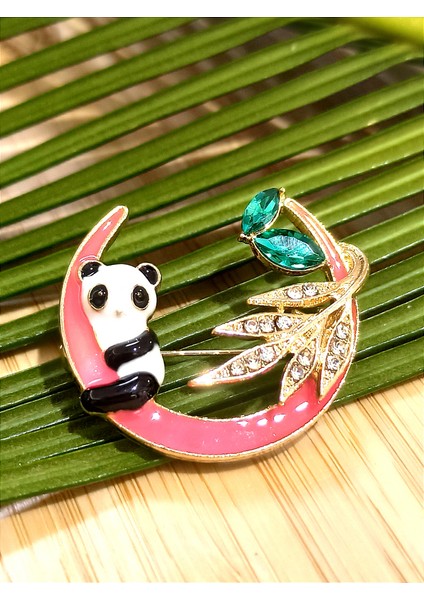 Ay Ayıcık Çiçek Figürlü Broş fiyatları