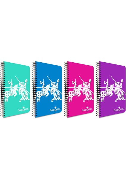 Faber Castell Pp Kapak Knights Canlı Sp. Defter 80 Yp Kareli modelleri
