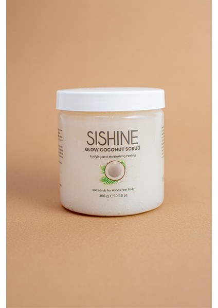 Hindistan Cevizli Nemlendiricili El, Ayak Ve Vücut Peelingi - Glow Coconut Scrub indirimleri