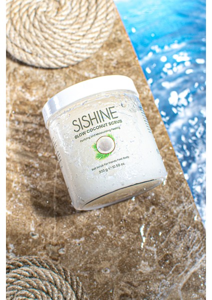 Hindistan Cevizli Nemlendiricili El, Ayak Ve Vücut Peelingi - Glow Coconut Scrub