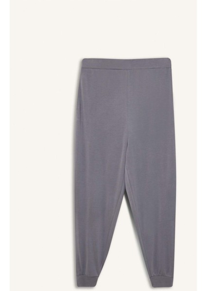 Fit Oversize Geniş Kalıp Pantolon Jogger Paça Standart Boy Modal Kumaş C0492AX24SM