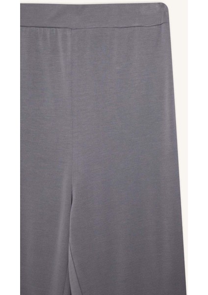 Fit Oversize Geniş Kalıp Pantolon Jogger Paça Standart Boy Modal Kumaş C0492AX24SM