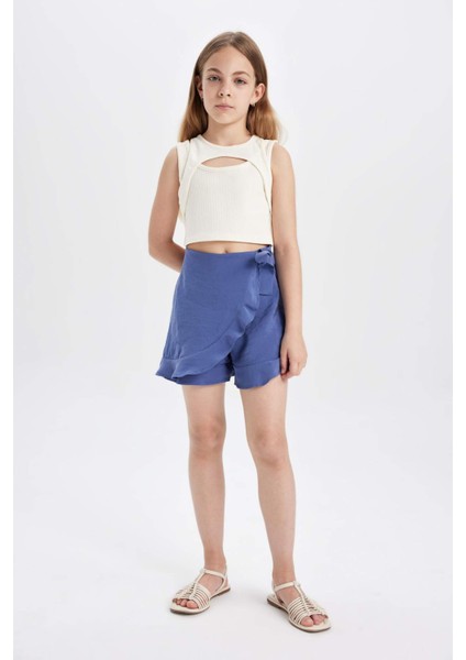 Kız Çocuk Modal Şort Etek C8784A824HS