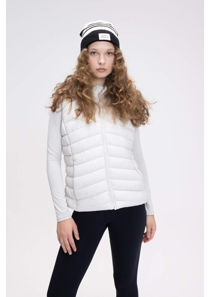 Fit Su Geçirmez Softshell Mont Rüzgar Geçirmez Kapüşonlu Cepli Fermuarlı C4959AX24WN