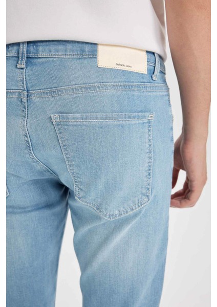 Carlo Skinny Fit Ekstra Dar Kalıp Normal Bel Ekstra Dar Paça Jean Pantolon D0025AX24AU
