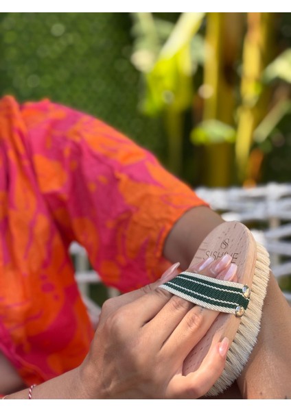 At Kılı Vücut Fırçası %100 Doğal (Saklama Kesesi Hediyeli)