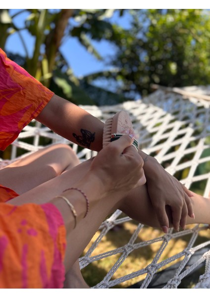 At Kılı Vücut Fırçası %100 Doğal (Saklama Kesesi Hediyeli)