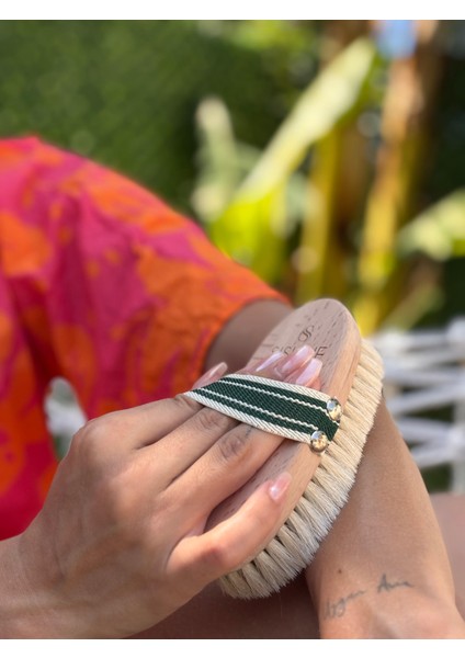 At Kılı Vücut Fırçası %100 Doğal (Saklama Kesesi Hediyeli)