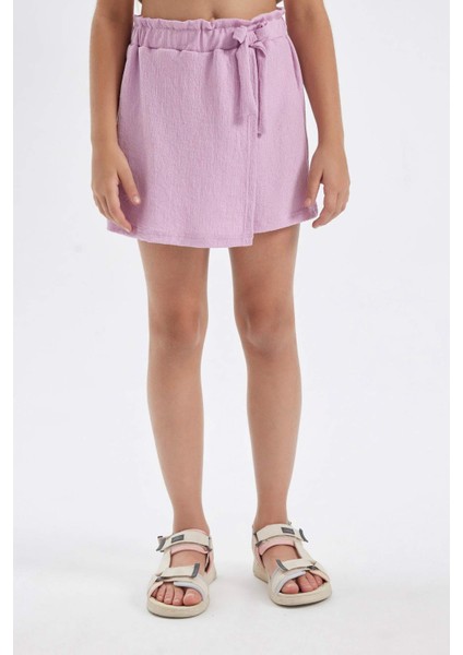 Kız Çocuk Bürümcük Şort Etek C9710A824HS