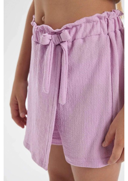 Kız Çocuk Bürümcük Şort Etek C9710A824HS