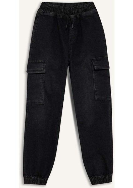 Erkek Çocuk Kargo Fit Jean Pantolon C4514A824WN