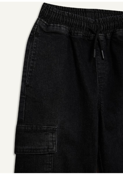 Erkek Çocuk Kargo Fit Jean Pantolon C4514A824WN
