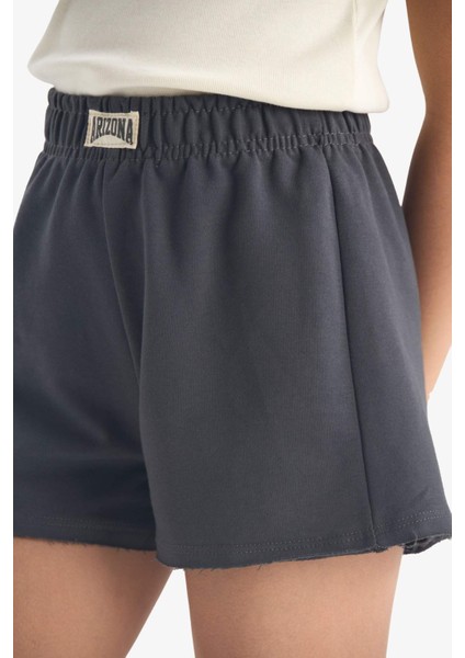 Kız Çocuk Dokuma Etiketli Şort C4712A824SM