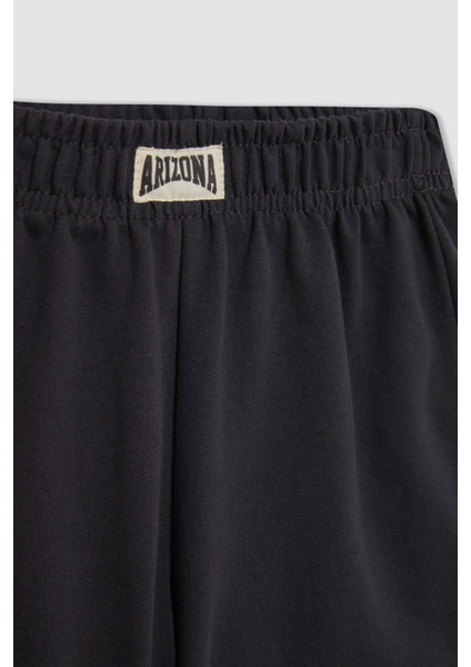 Kız Çocuk Dokuma Etiketli Şort C4712A824SM