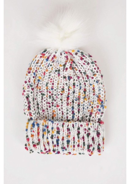 Kız Çocuk Ponponlu Bere C7647A824Wn