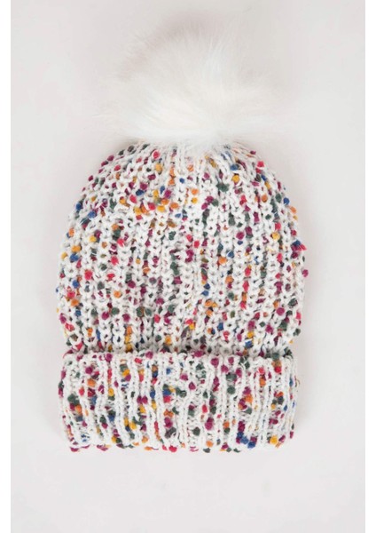 Kız Çocuk Ponponlu Bere C7647A824Wn