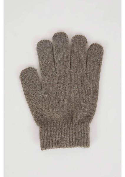 Kız Çocuk 2'li Triko Eldiven C8147A824WN