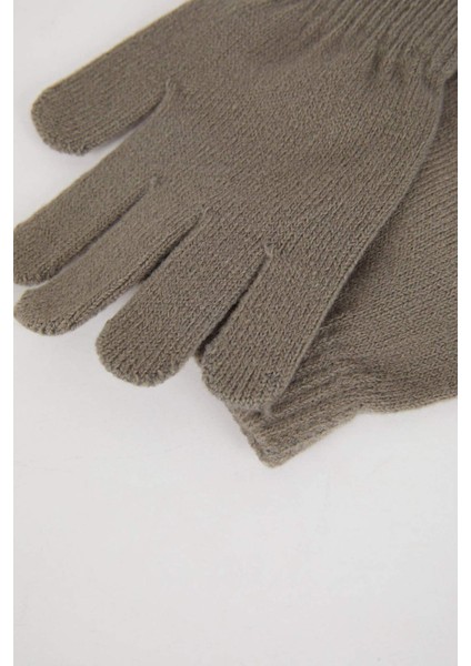 Kız Çocuk 2'li Triko Eldiven C8147A824WN