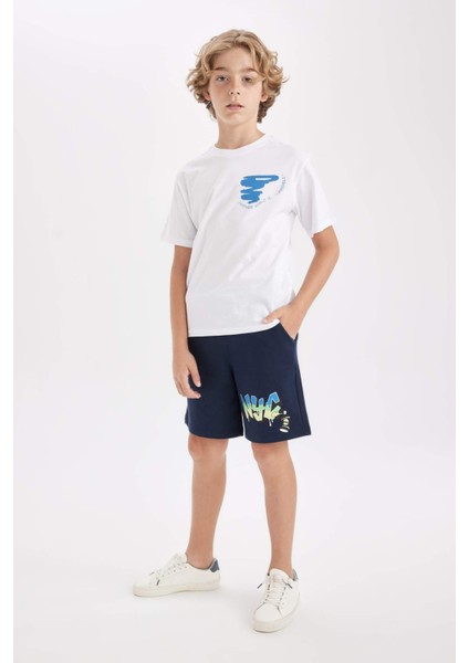 Erkek Çocuk Baskılı Şort