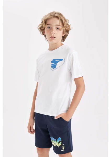 Erkek Çocuk Baskılı Şort