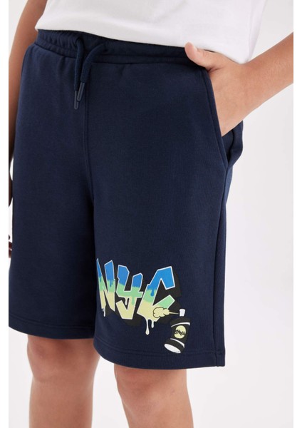 Erkek Çocuk Baskılı Şort