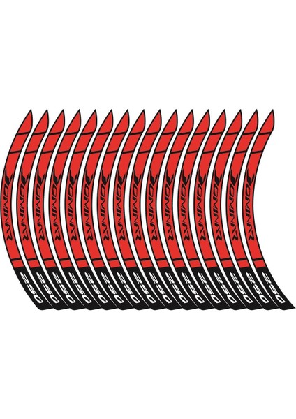 Bajaj Dominar 250 Baskılı Jant Dışı Şerit Motosiklet Sticker Etiket Modeli Kırmızı fiyatları