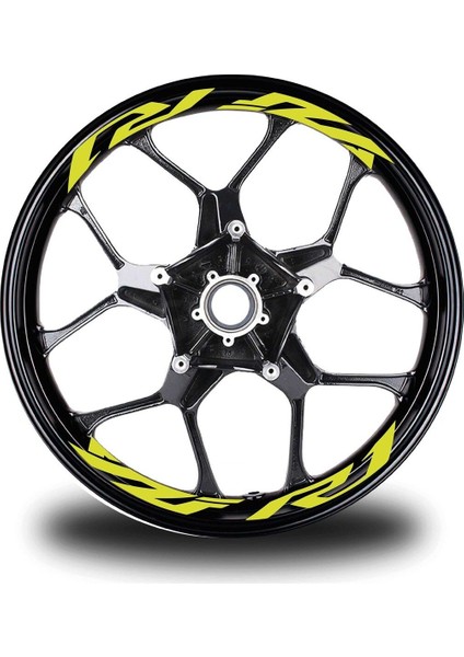 Yzf R1 Yazılı 8li Jant Içi Yazı Sticker Etiket