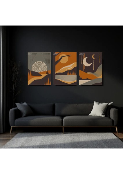 :temperli Cam Üçlü Set Tablo, Tablo, Üçlü Tablo, Uv Baskı, Cam Tablo, 3’lü Set, CUT014 indirimleri