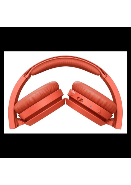 Phılıps TAH4205RD/00, Kırmızı, Bluetooth 5.0, Kablosuz, Bas Arttırma Düğmesi, Yastıklı Kafa Bandı, 29SAAT Oynatma Süresi, 10MT Algılama Mesafesi, Microfonlu Kulaklık